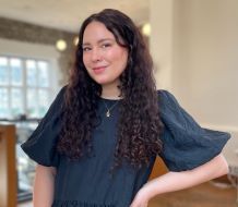 Valeria Carrillo Garza standing with hand on hip